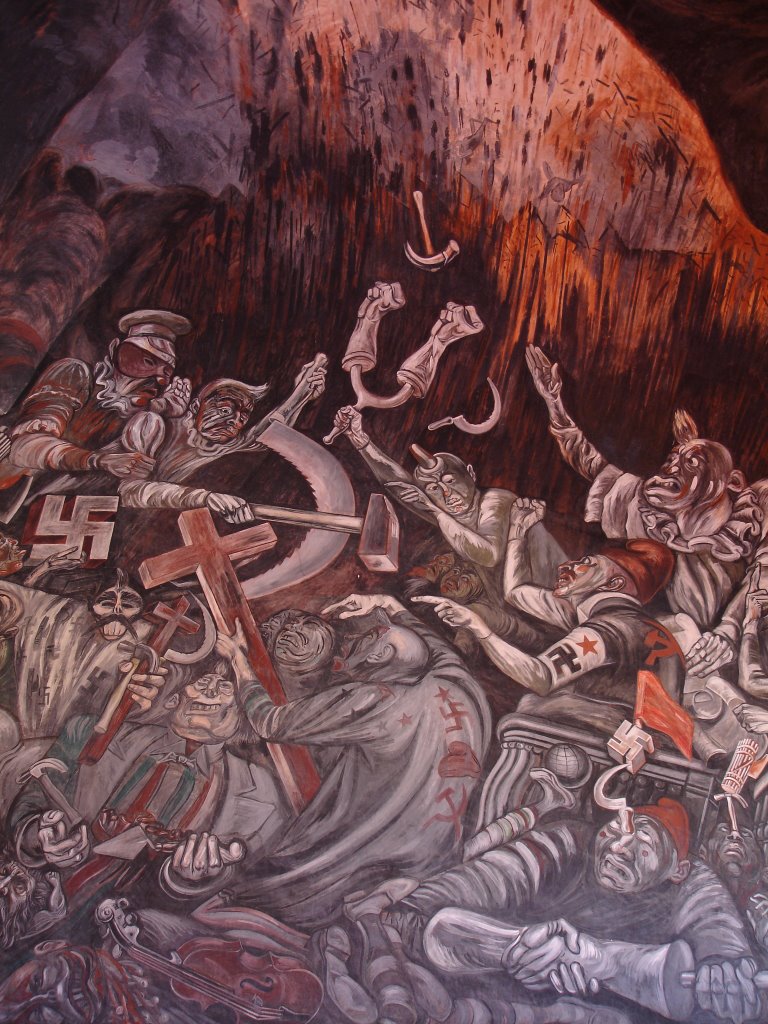 "Payasos de la guerra", José Clemente Orozco (1944)