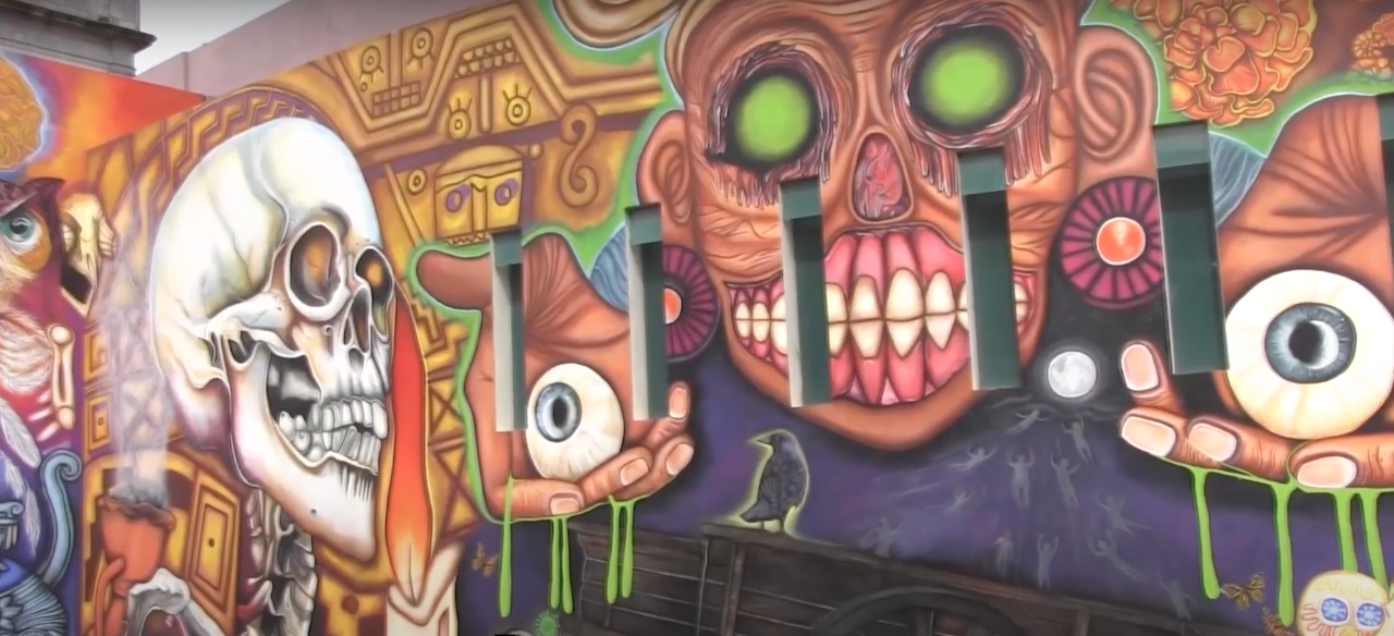 Murales de Tuxpan, en "Expresiones del Sur", documental del CUSur