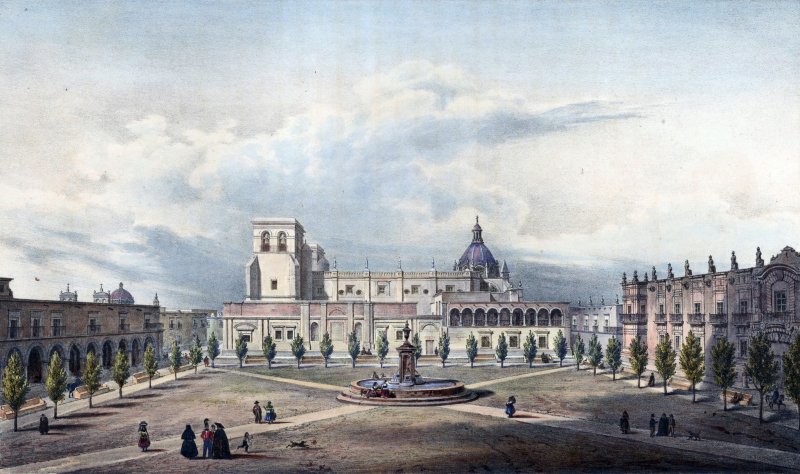 Nueva Galicia, Plaza de Armas, Guadalajara siglo XVII