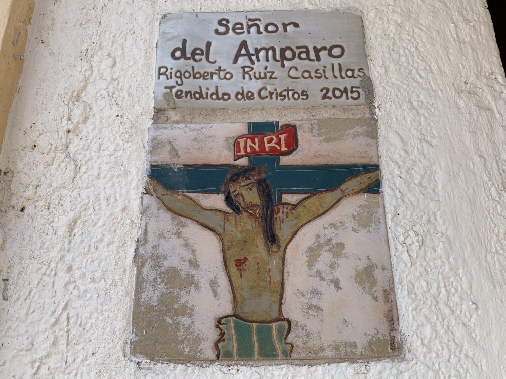 Tendido de Cristos, en San Martín Hidalgo