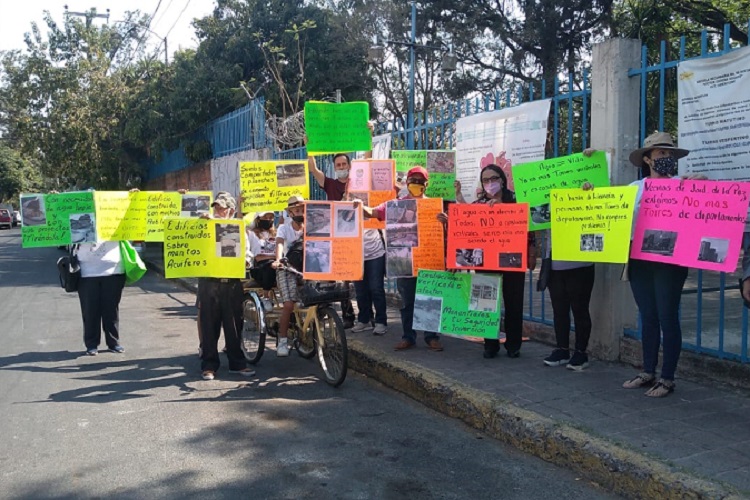 Manifestación de vecinos del Parque San Rafael